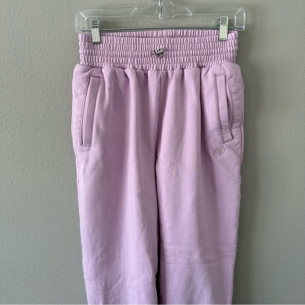 For Love & Lemons Josie Pink/Purple Jogger Sweatpants Lounge Small - Picture 6 of 15